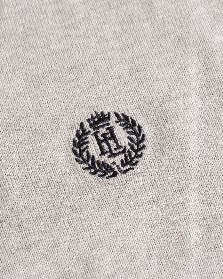Herre | Gensere | Henri-Lloyd | Henri Lloyd Miller Regular Half Zip Grey Marl