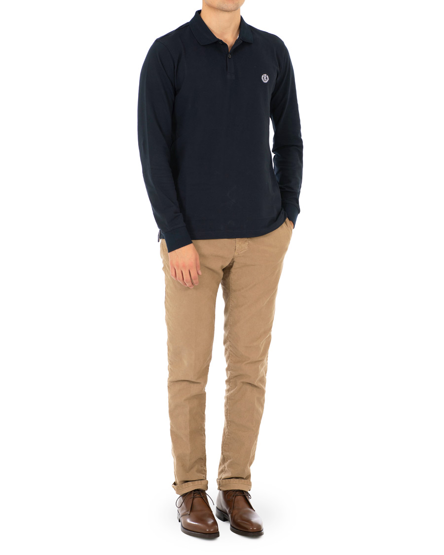 Herre | Gensere | Henri-Lloyd | Henri Lloyd Musburry Regular Long Sleeve Polo Navy