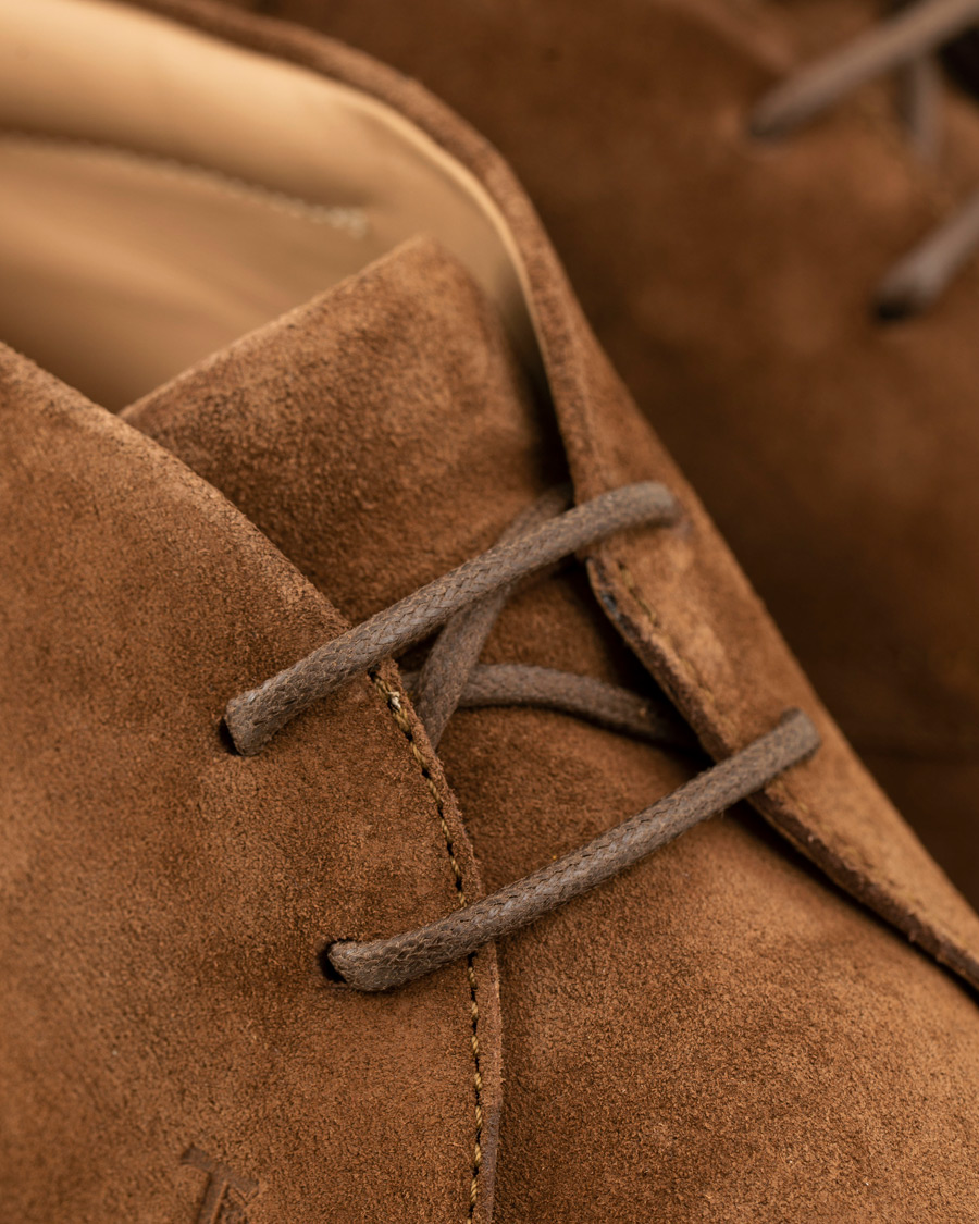 Herre | Tod's Crepe Sole Chukka Boot Medium Brown Suede | Tod's | Crepe Sole Chukka Boot Medium Brown Suede