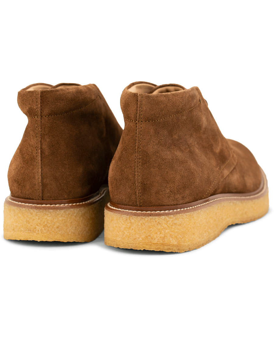 Herre | Tod's Crepe Sole Chukka Boot Medium Brown Suede | Tod's | Crepe Sole Chukka Boot Medium Brown Suede