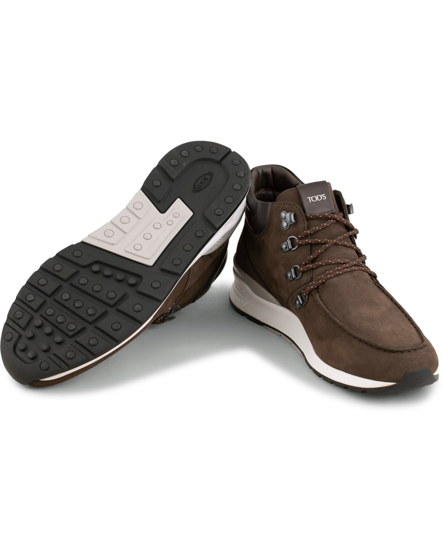 Herre | Tod's Sportivo Hiking Boot Dark Brown Nubuck | Tod's | Sportivo Hiking Boot Dark Brown Nubuck