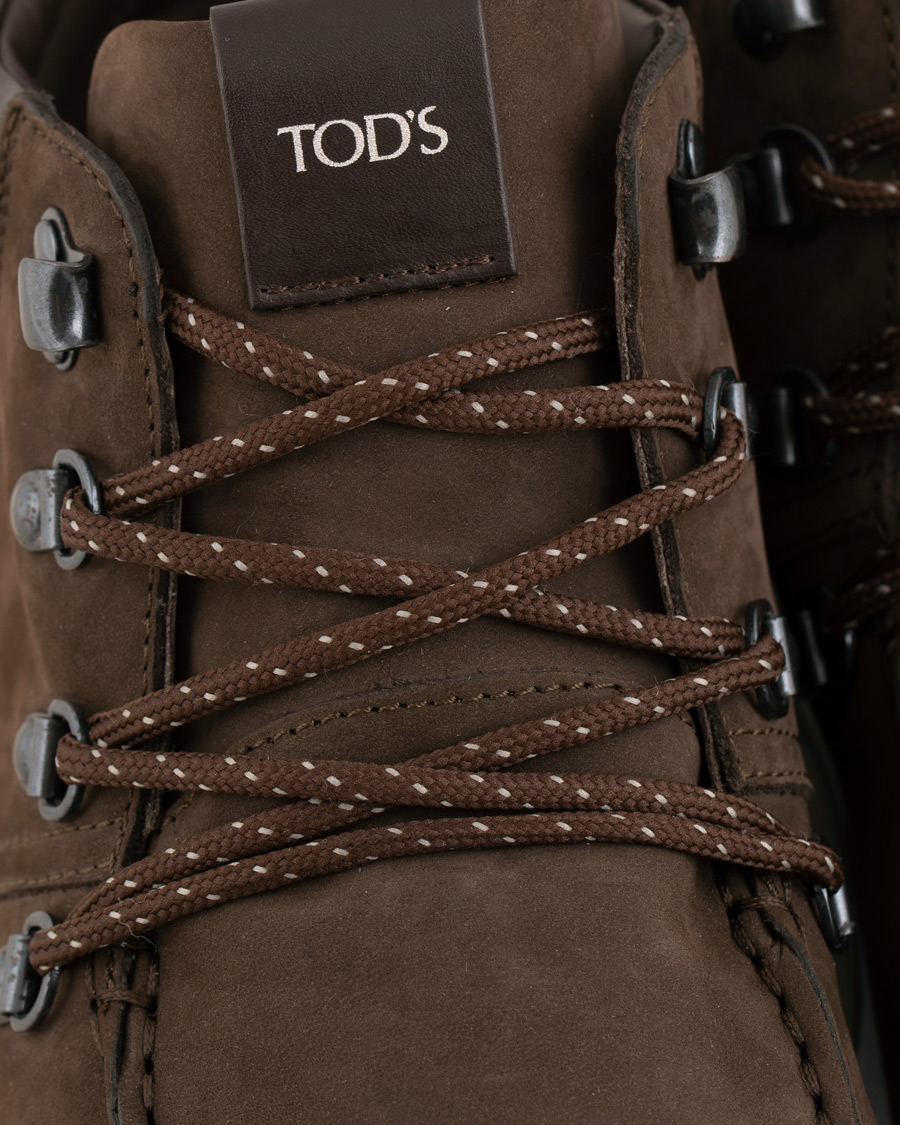Herre | Tod's Sportivo Hiking Boot Dark Brown Nubuck | Tod's | Sportivo Hiking Boot Dark Brown Nubuck