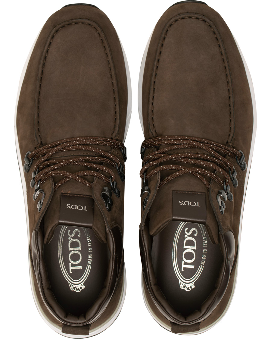 Herre | Tod's Sportivo Hiking Boot Dark Brown Nubuck | Tod's | Sportivo Hiking Boot Dark Brown Nubuck