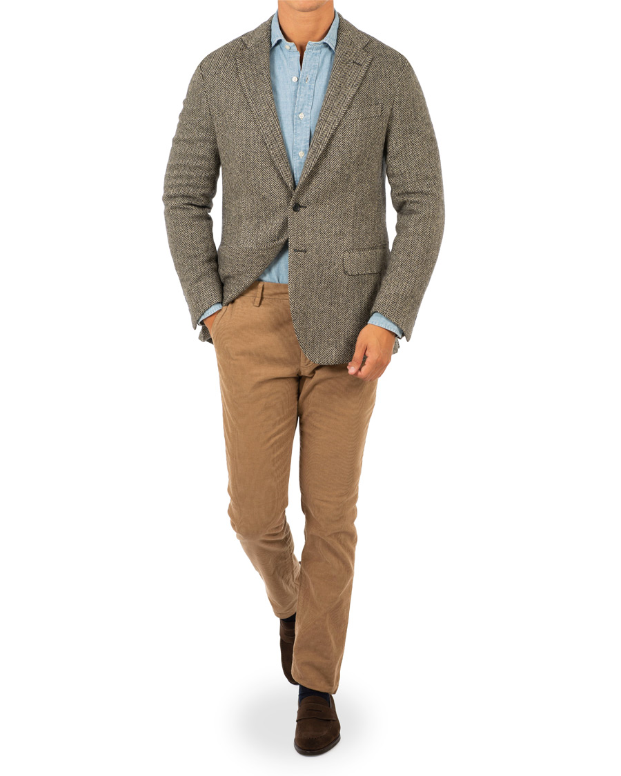 Herre | Dressjakker | Polo Ralph Lauren | Morgan Herringbone Blazer Black/Cream