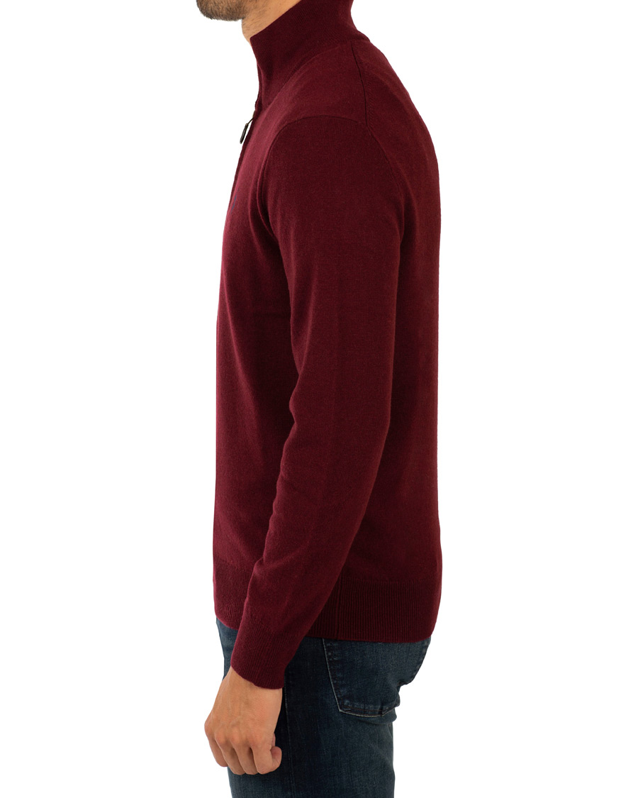 Herre | Gensere | Polo Ralph Lauren | Merino Half Zip Classic Wine