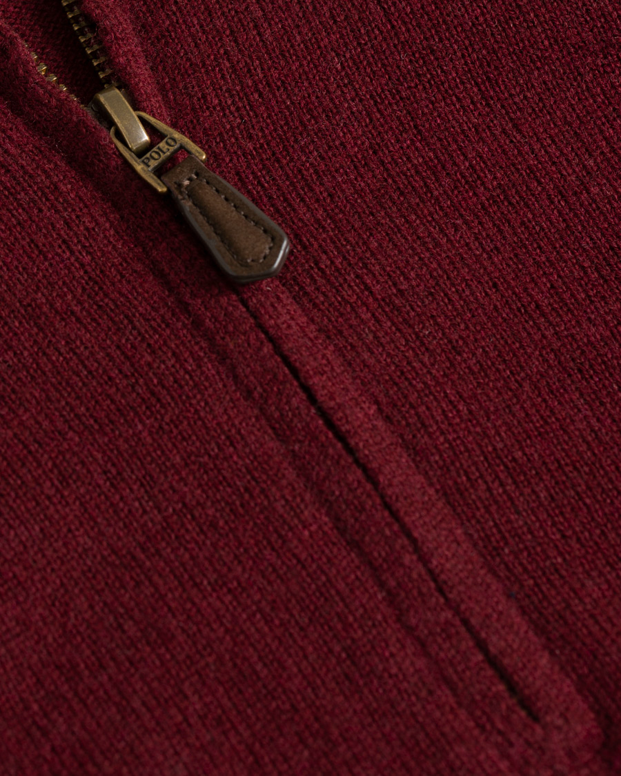 Herre | Gensere | Polo Ralph Lauren | Merino Half Zip Classic Wine