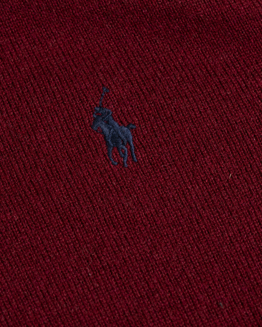 Herre | Gensere | Polo Ralph Lauren | Merino Half Zip Classic Wine