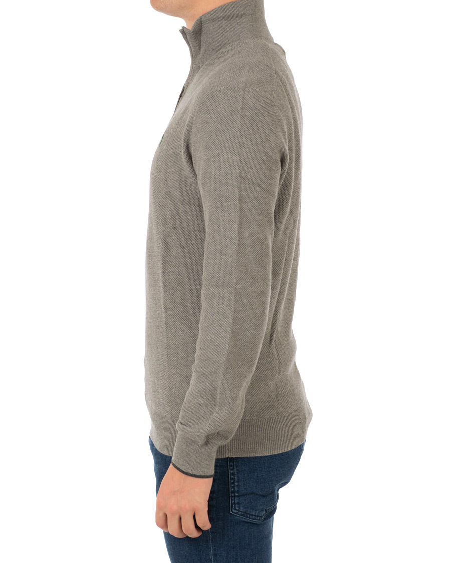 Herre | Gensere | Polo Ralph Lauren | Texture Half Zip Fawn Grey Heather