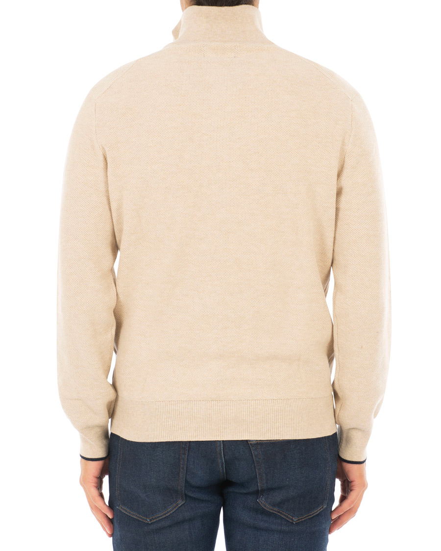 Herre | Gensere | Polo Ralph Lauren | Texture Half Zip Oatmeal Heather