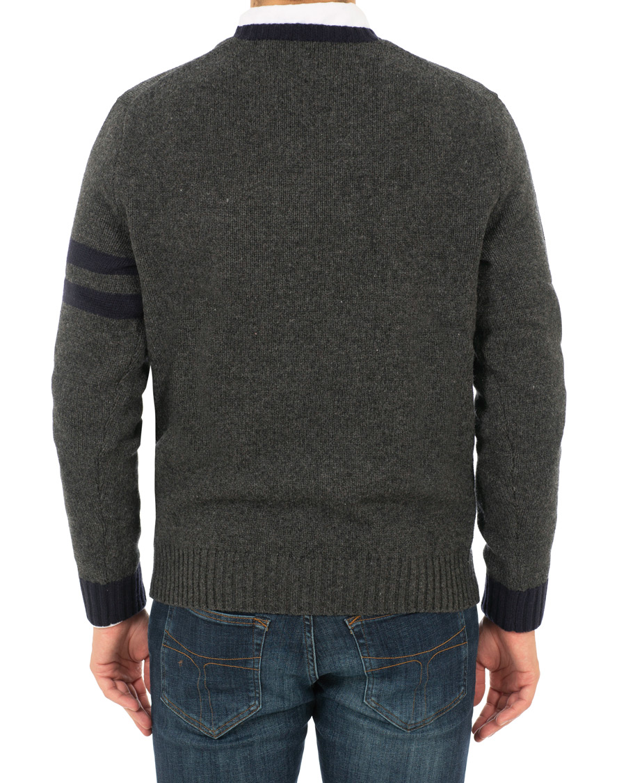 Herre | Gensere | Polo Ralph Lauren | Wool Knitted Bear Crew Neck Grey Heather