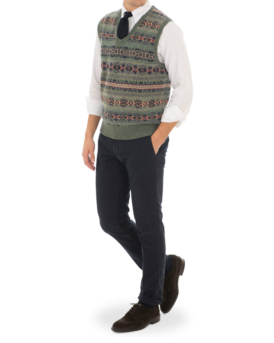 Herre | Gensere | Polo Ralph Lauren | Wool Fairisle Crew Vest Lovette/Multi