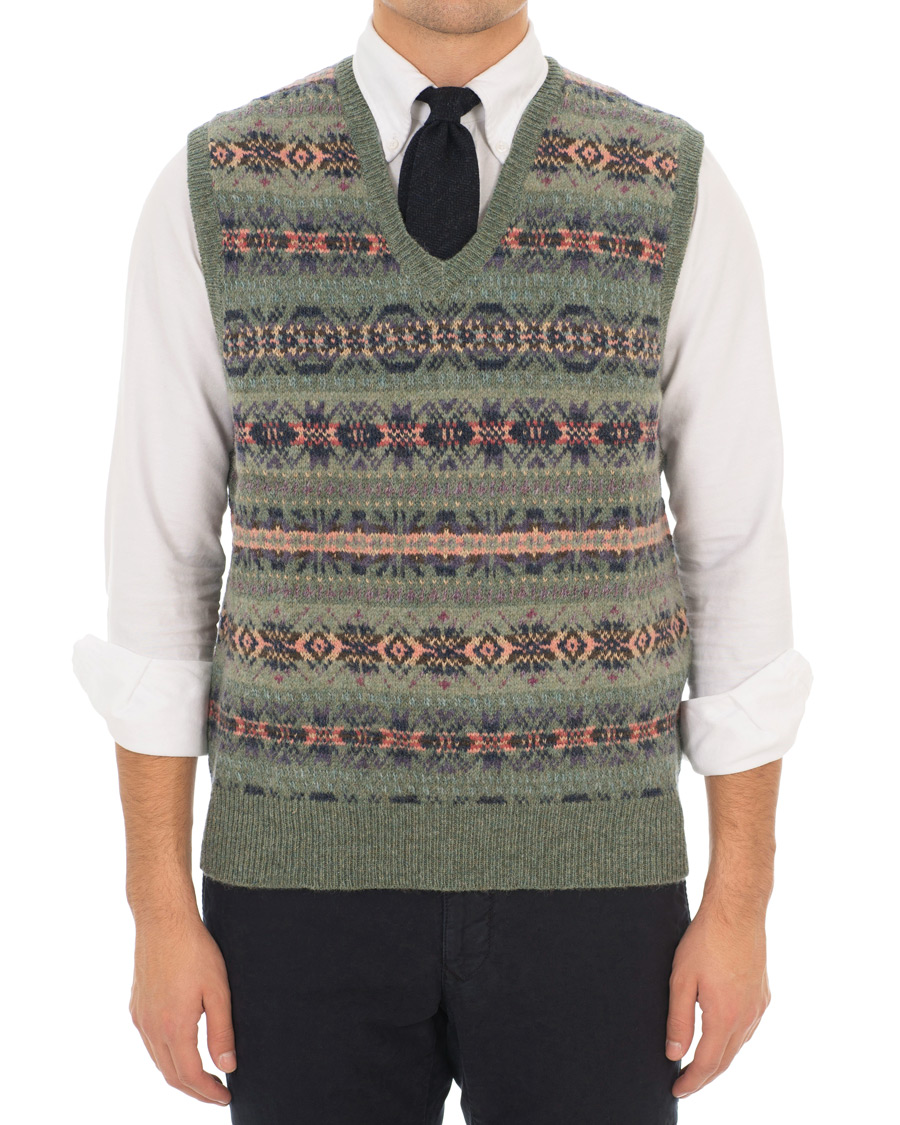 Herre | Gensere | Polo Ralph Lauren | Wool Fairisle Crew Vest Lovette/Multi