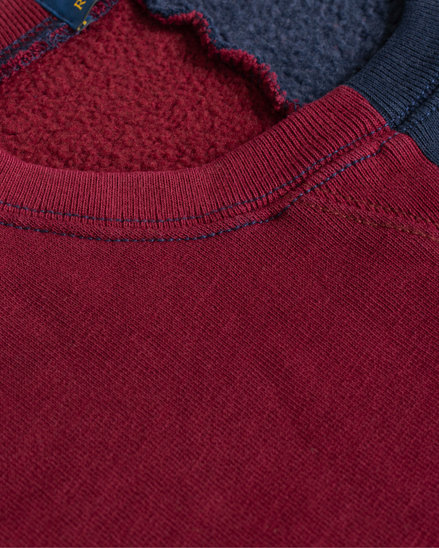 Herre | Gensere | Polo Ralph Lauren | Teddy P Crew Neck Sweatshirt Cruise Navy/Classic Wine