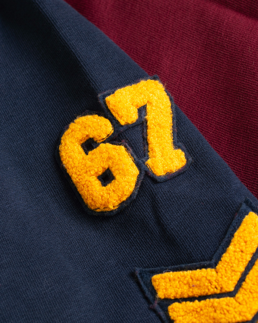Herre | Gensere | Polo Ralph Lauren | Teddy P Crew Neck Sweatshirt Cruise Navy/Classic Wine