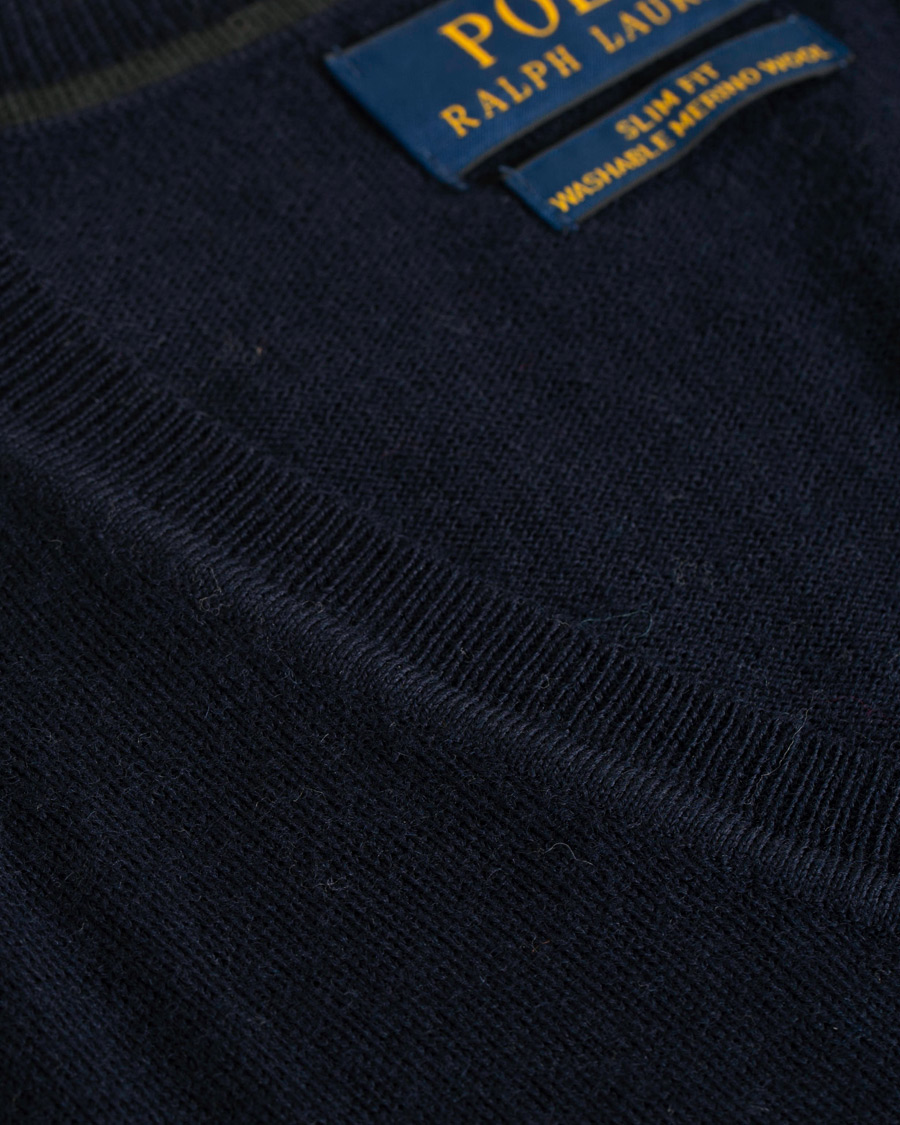 Herre | Gensere | Polo Ralph Lauren | Merino Vest Hunter Navy