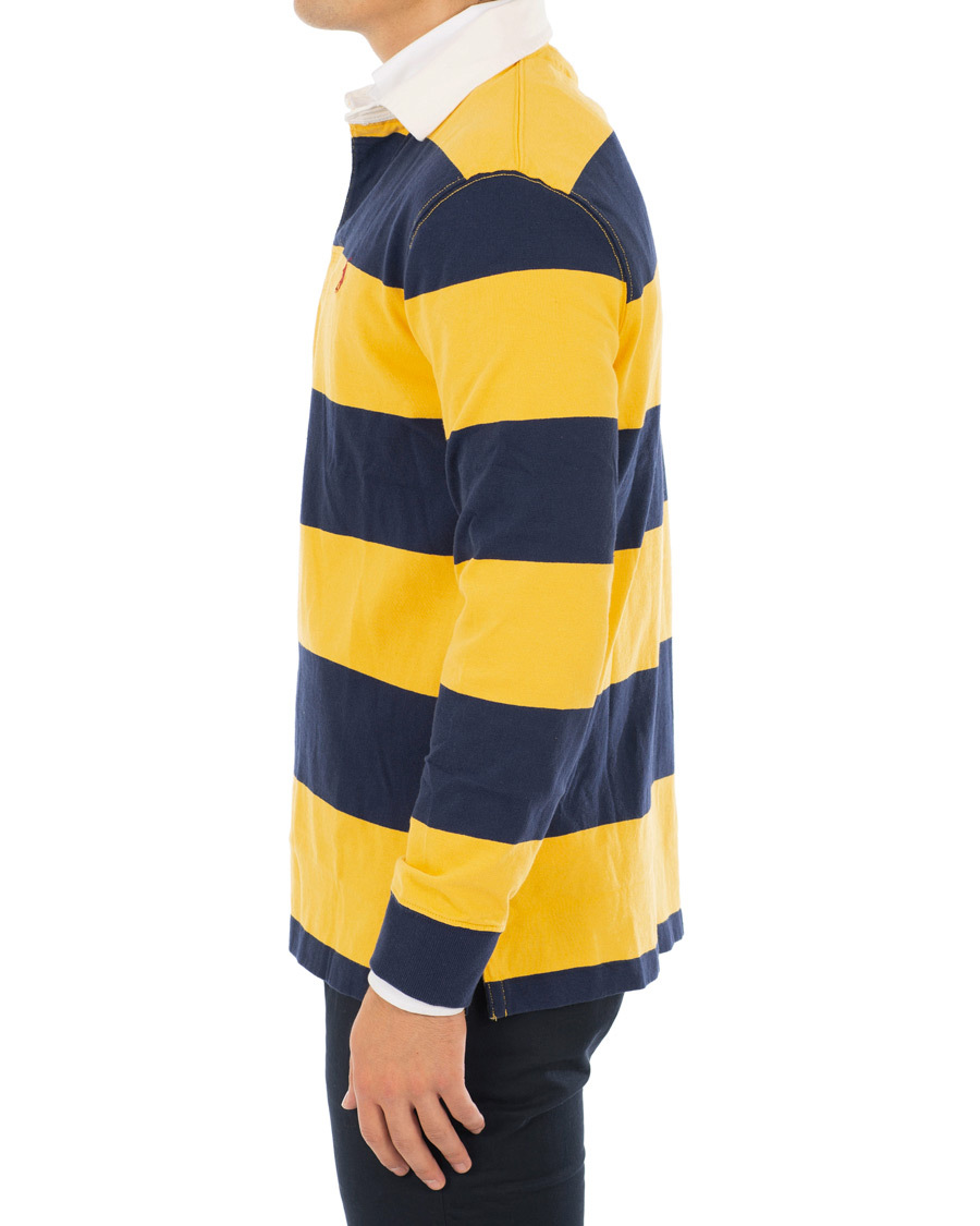 Herre | Gensere | Polo Ralph Lauren | Barstripe Rugger Gold/Newport Navy