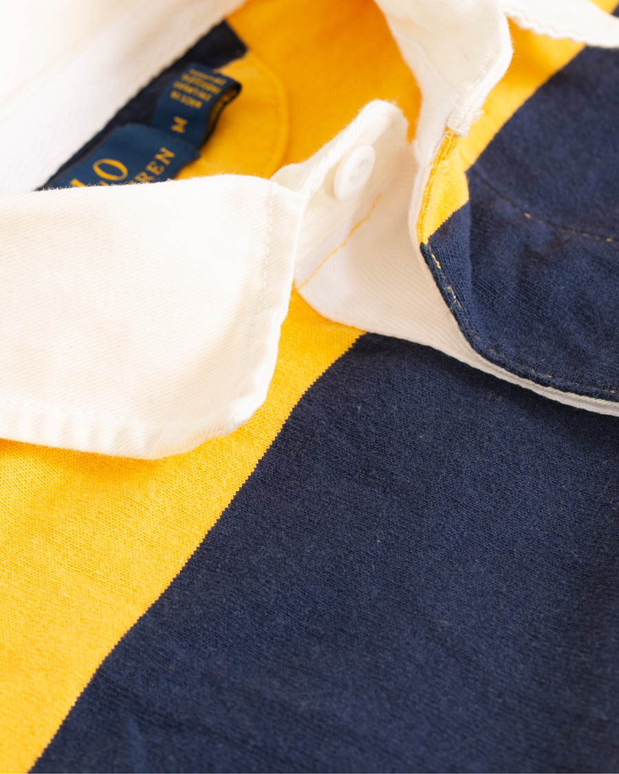 Herre | Gensere | Polo Ralph Lauren | Barstripe Rugger Gold/Newport Navy