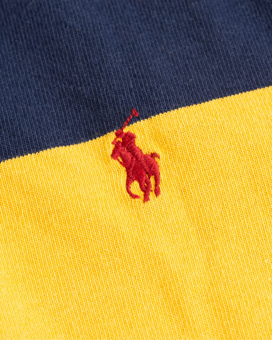 Herre | Gensere | Polo Ralph Lauren | Barstripe Rugger Gold/Newport Navy