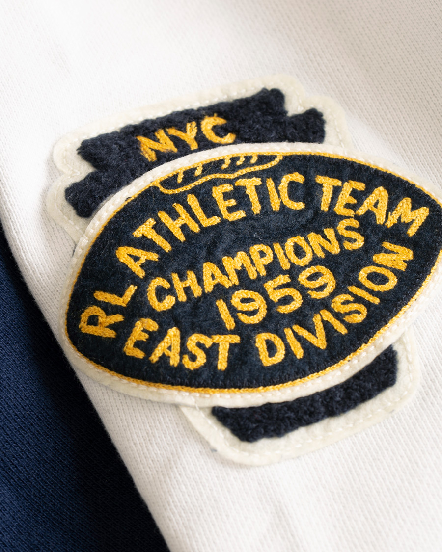 Herre | Gensere | Polo Ralph Lauren | Varsity Teddy P Sweat Bomber Cruise Navy/White