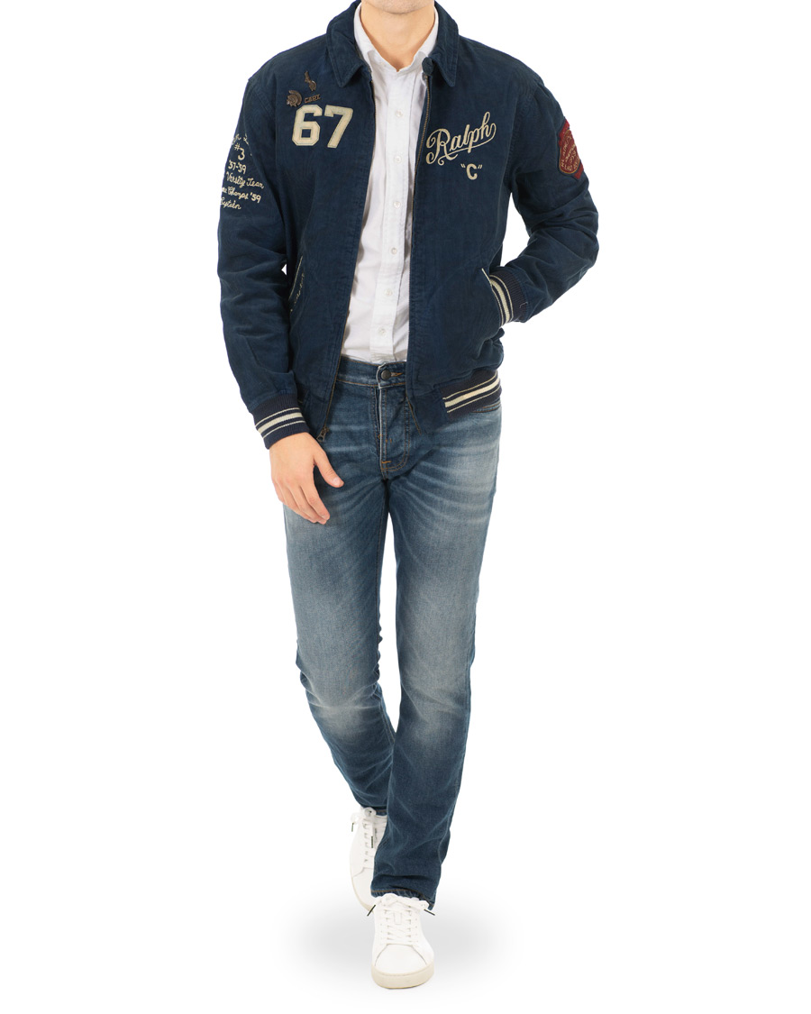 Herre | Jakker | Polo Ralph Lauren | Corduroy Backprint Jacket Norfolk Blue