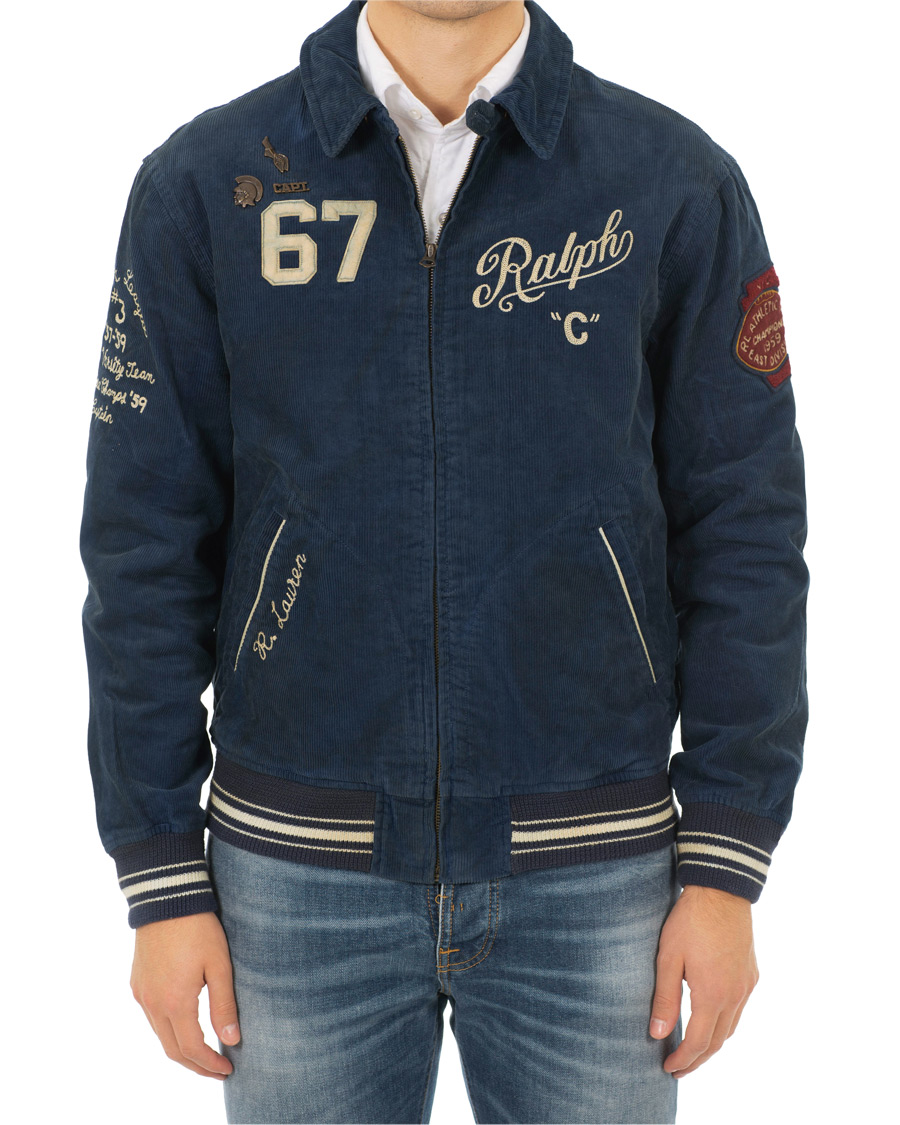Herre | Jakker | Polo Ralph Lauren | Corduroy Backprint Jacket Norfolk Blue