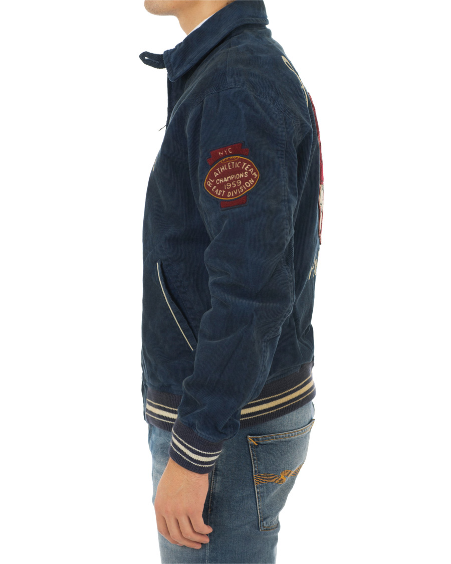 Herre | Jakker | Polo Ralph Lauren | Corduroy Backprint Jacket Norfolk Blue