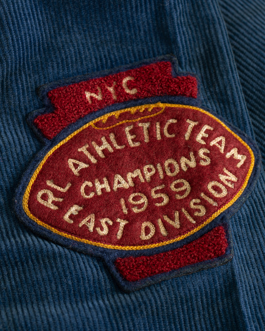 Herre | Jakker | Polo Ralph Lauren | Corduroy Backprint Jacket Norfolk Blue
