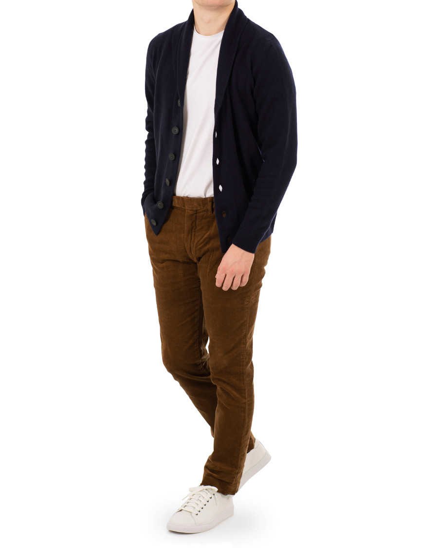 Herre | Bukser | Polo Ralph Lauren | Hudson Slim Fit Corduroy Trousers Brown