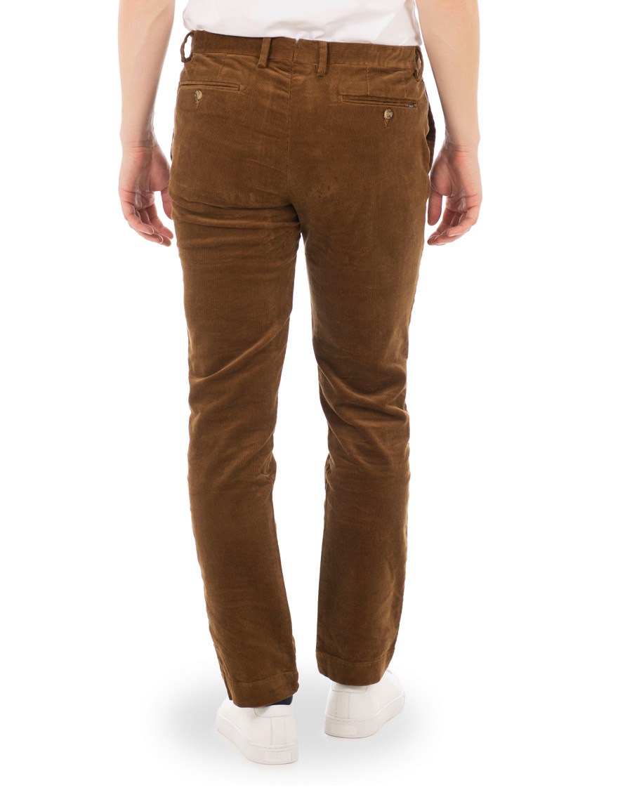 Herre | Bukser | Polo Ralph Lauren | Hudson Slim Fit Corduroy Trousers Brown