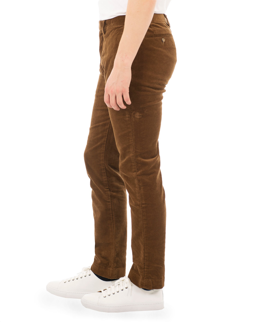 Herre | Bukser | Polo Ralph Lauren | Hudson Slim Fit Corduroy Trousers Brown