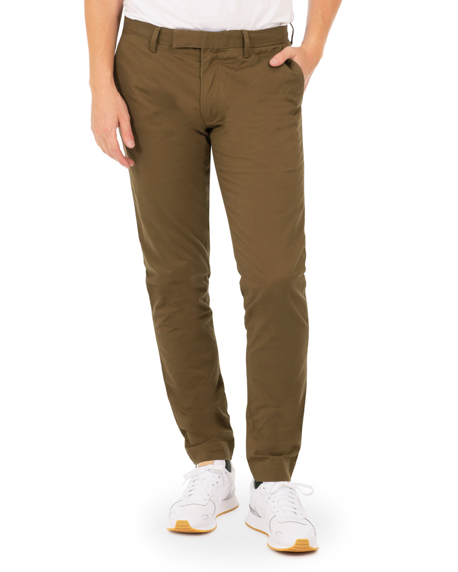 Herre | Bukser | Polo Ralph Lauren | Tailored Slim Fit Chinos Nature Brown