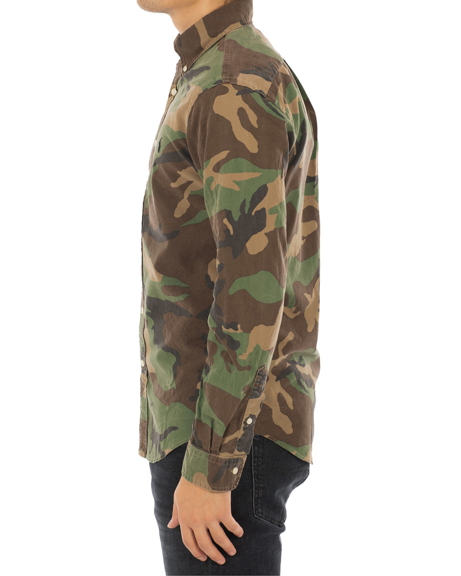 Herre | Skjorter | Polo Ralph Lauren | Slim Fit Camo Shirt Green