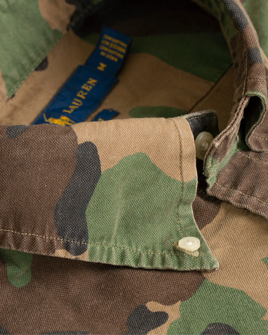Herre | Skjorter | Polo Ralph Lauren | Slim Fit Camo Shirt Green