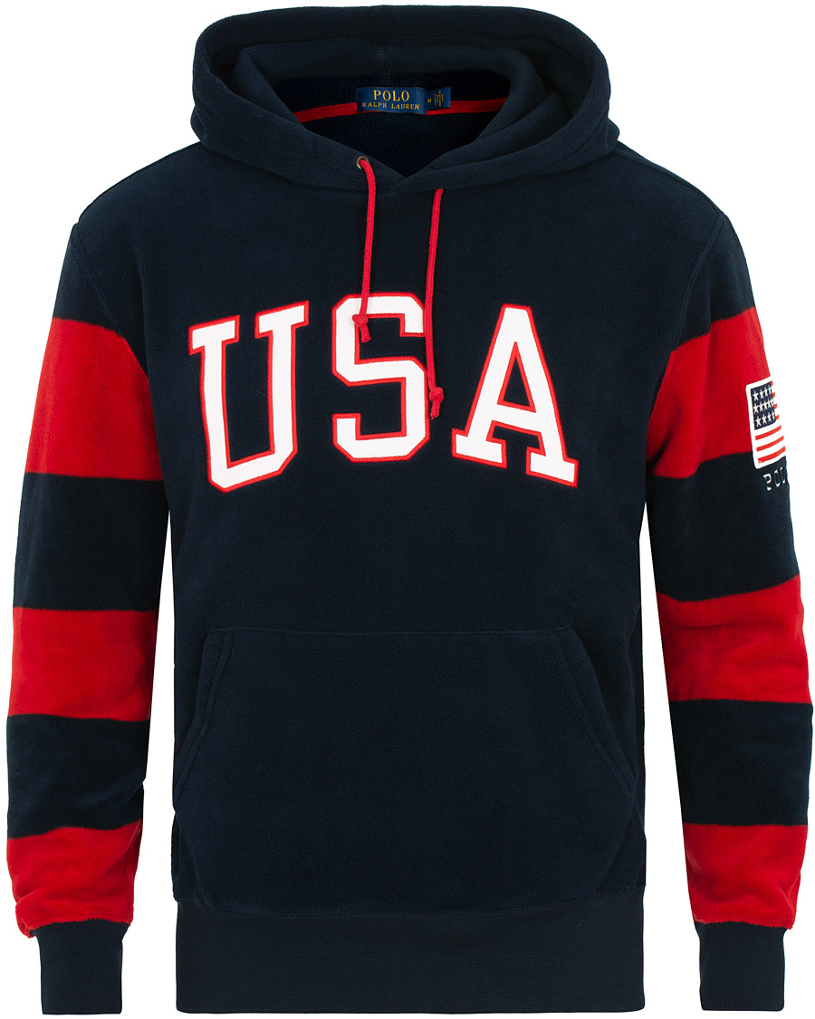 Herre | Gensere | Polo Ralph Lauren | USA Fleece Hoodie Navy
