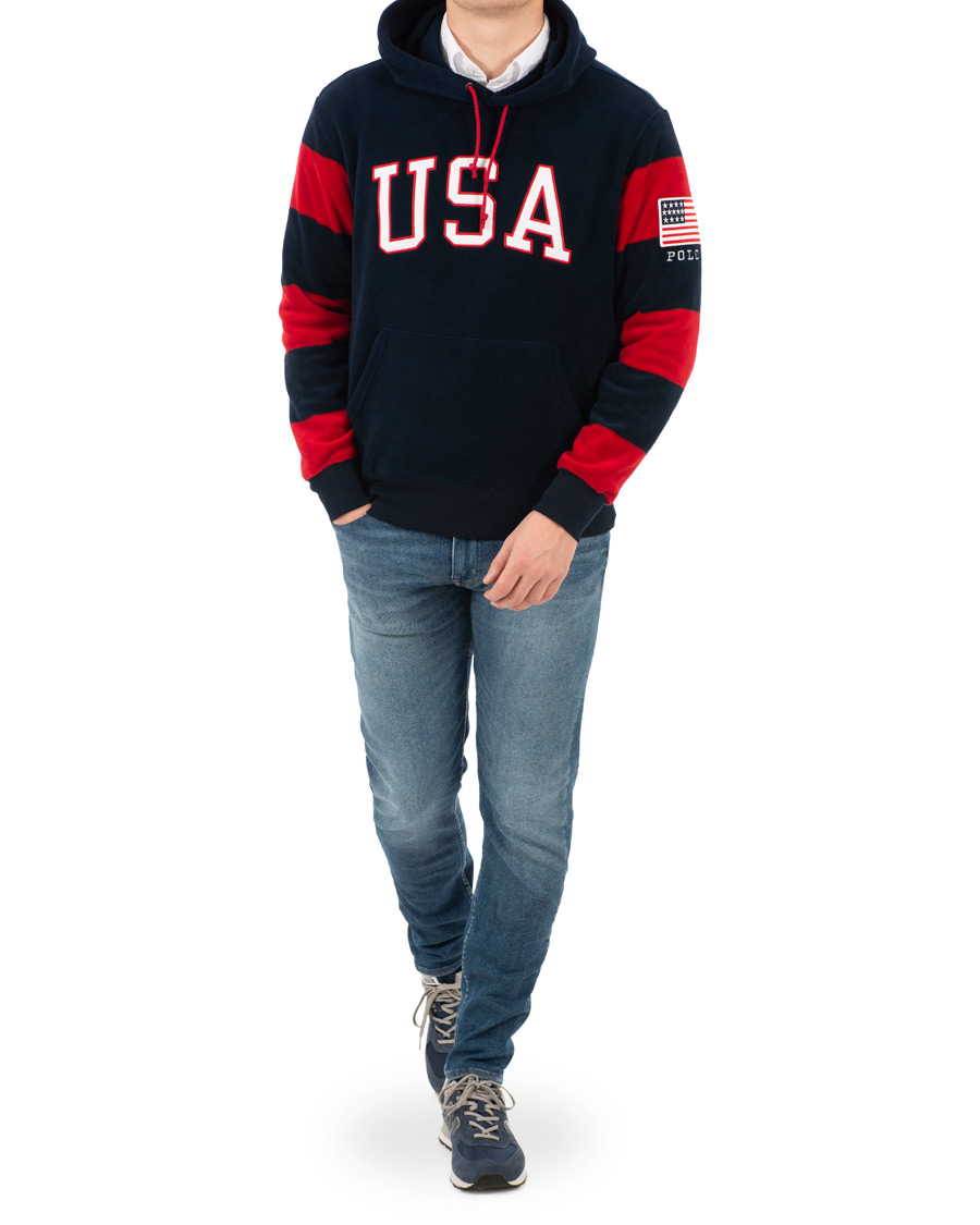 Herre | Gensere | Polo Ralph Lauren | USA Fleece Hoodie Navy
