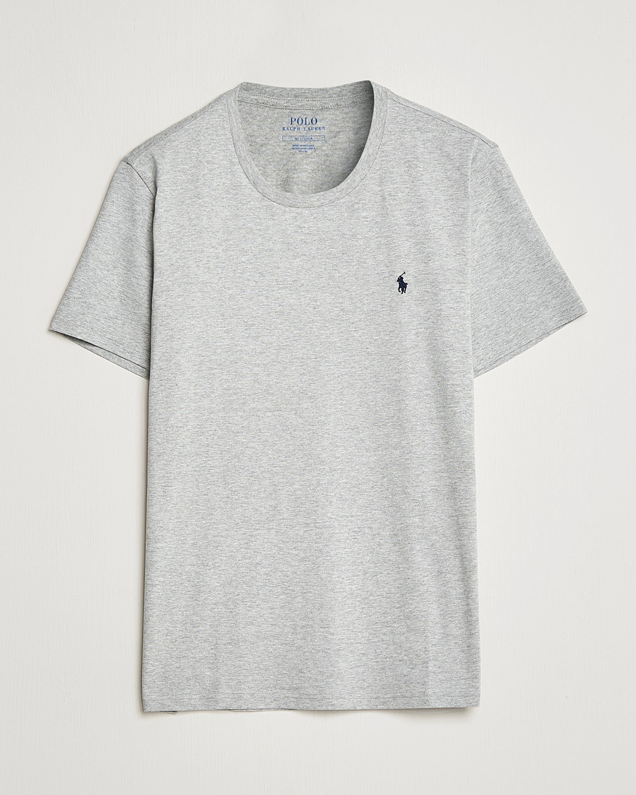 Herre | T-Shirts | Polo Ralph Lauren | Liquid Cotton Crew Neck T-Shirt Andover Heather