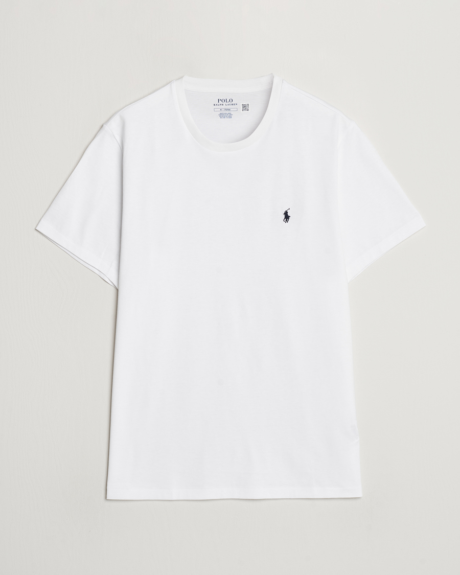 Herre | Kortermede t-shirts | Polo Ralph Lauren | Liquid Cotton Crew Neck Tee White
