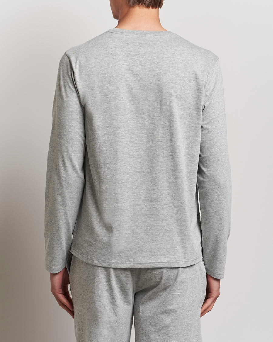 Herre | T-Shirts | Polo Ralph Lauren | Liquid Cotton Long Sleeve Crew Neck Tee Andover Heather