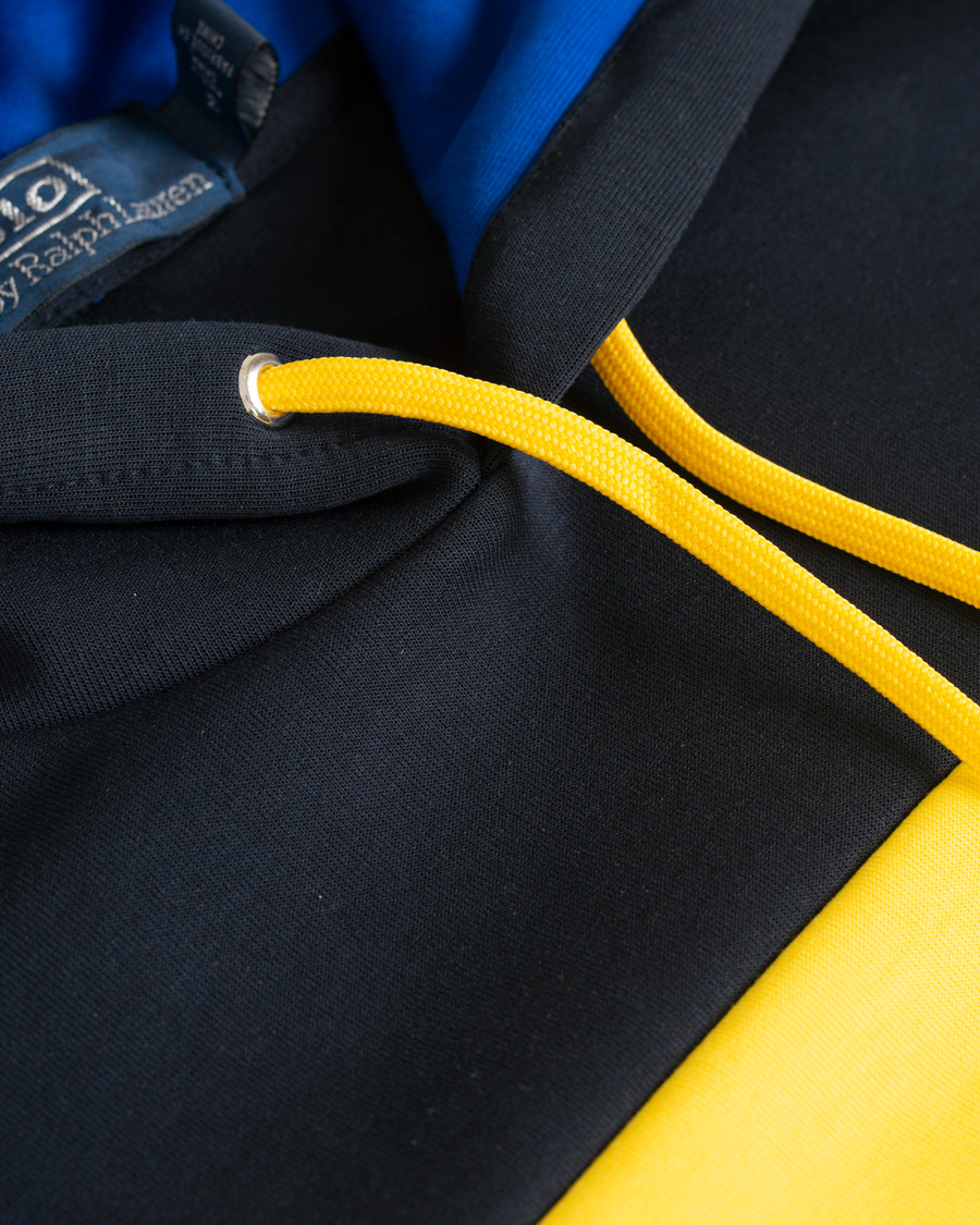 Herre | Gensere | Polo Ralph Lauren | Active Block Hoodie Yellow/Navy