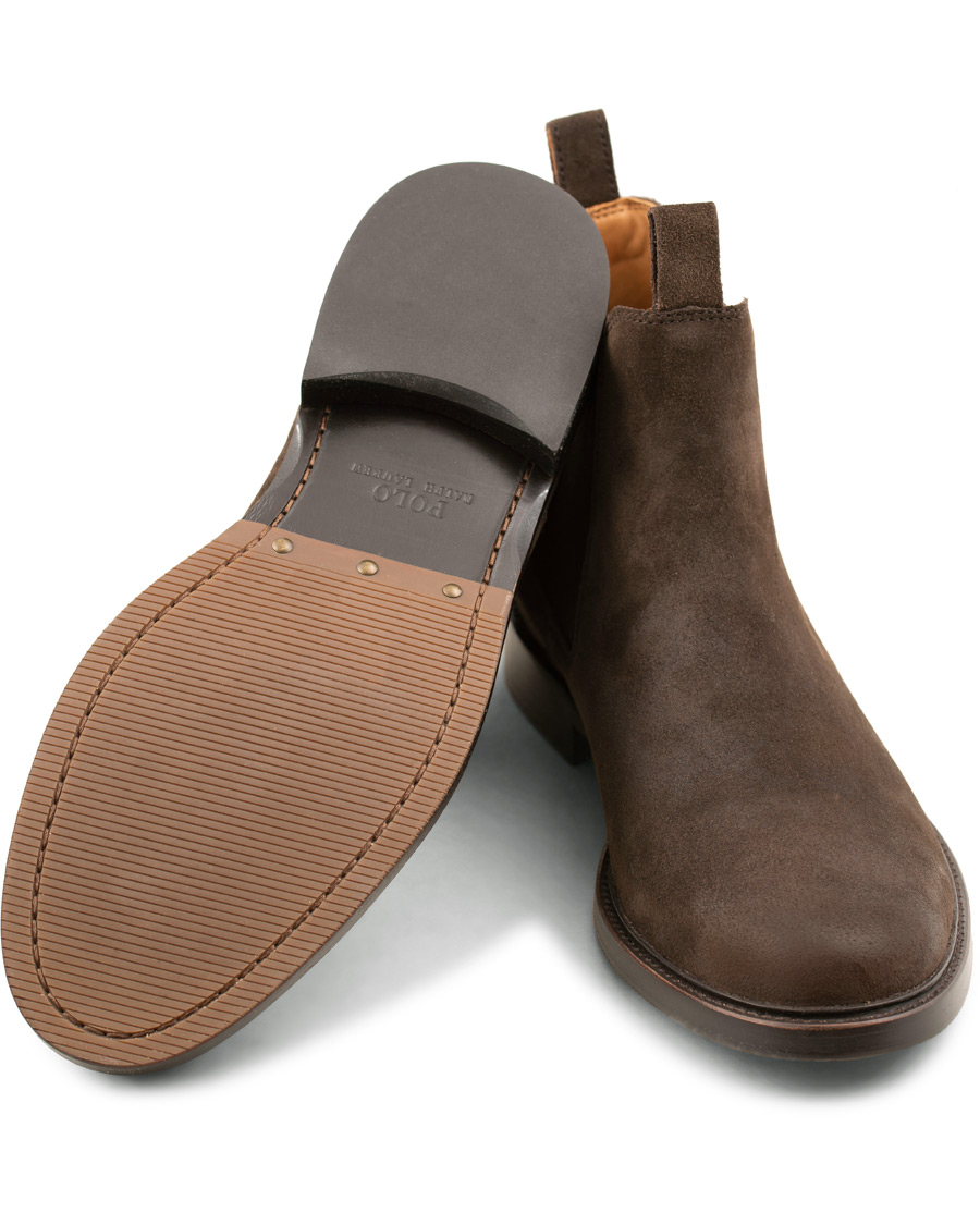 Herre | Polo Ralph Lauren Normanton Suede Chelsea Boot Dark Brown | Polo Ralph Lauren | Normanton Suede Chelsea Boot Dark Brown