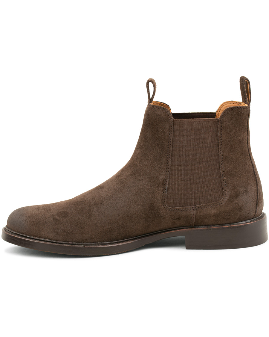 Herre | Polo Ralph Lauren Normanton Suede Chelsea Boot Dark Brown | Polo Ralph Lauren | Normanton Suede Chelsea Boot Dark Brown
