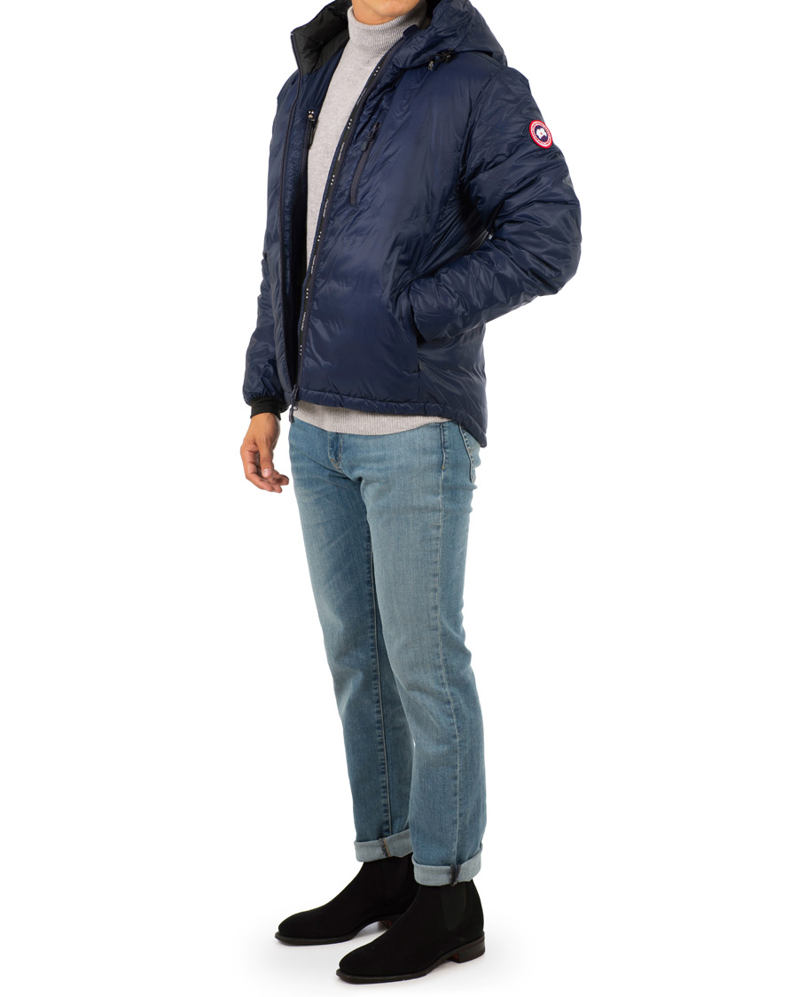 Herre | Jakker | Canada Goose | Lodge Hoody Down Jacket Admiral Blue