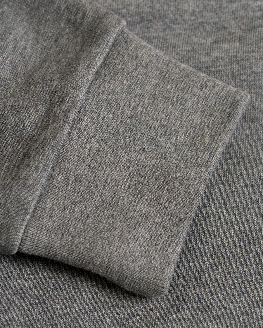 Herre | Gensere | Emporio Armani | Full Zip Hoodie Grey Melange