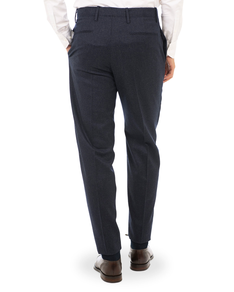 Herre | Dresser | Emporio Armani | F-Line Fitted Flannel Suit Dark Blue