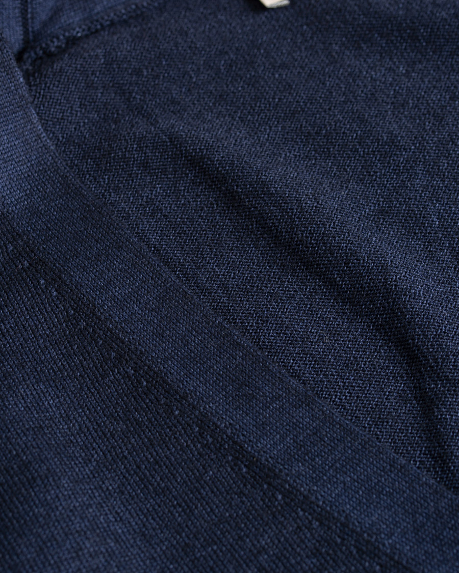 Herre | Gensere | Gran Sasso | Vintage Merino Fashion Fit Cardigan Navy