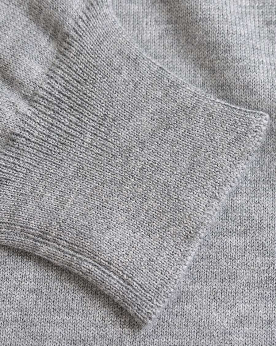 Herre | Gensere | Gran Sasso | Merino Fashion Fit Crew Neck Pullover Light Grey