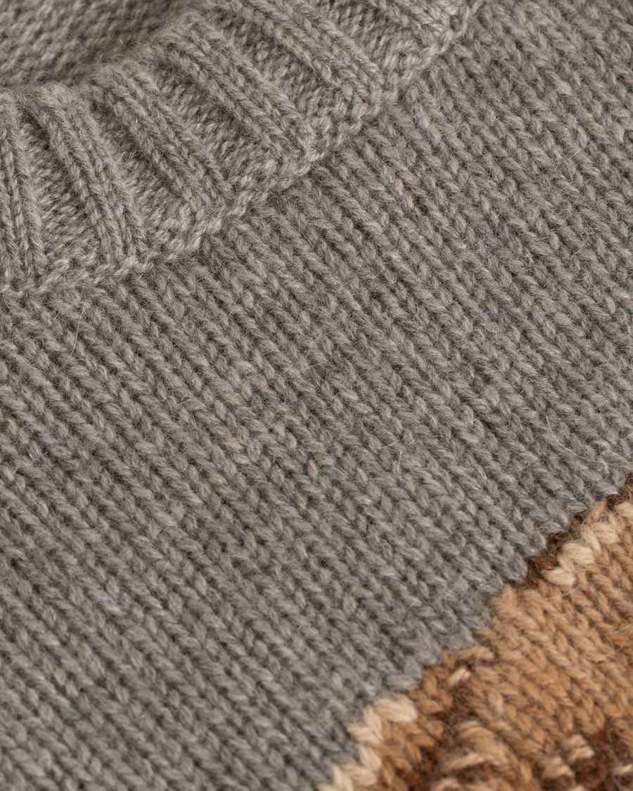 Herre | Gensere | Ralph Lauren Purple Label | Cashmere Polo Sweater Classic Light Grey Heather