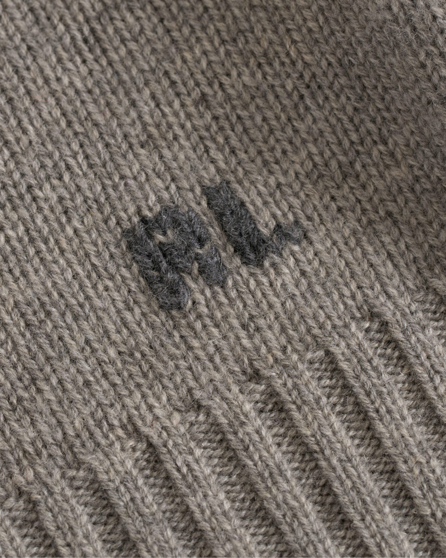 Herre | Gensere | Ralph Lauren Purple Label | Cashmere Polo Sweater Classic Light Grey Heather