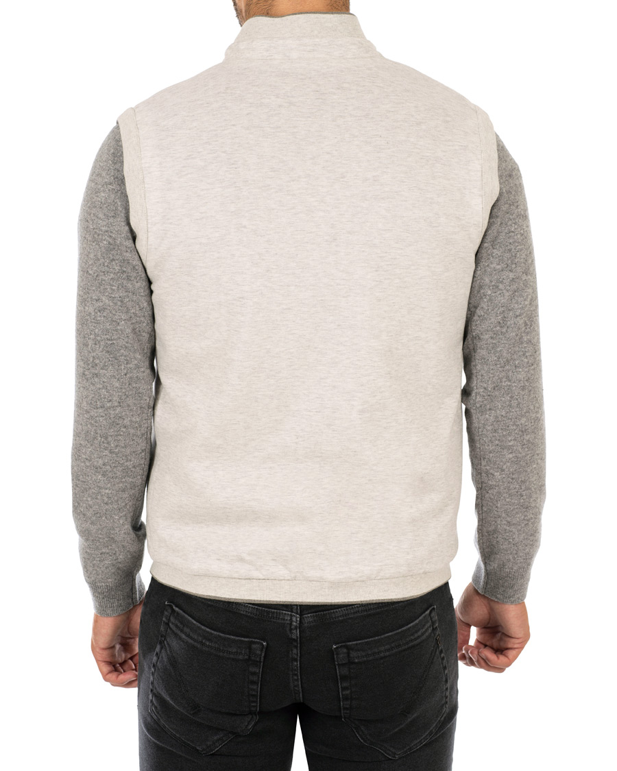 Herre | Jakker | Ralph Lauren Purple Label | Reversible Hybrid Vest Light Grey Melange