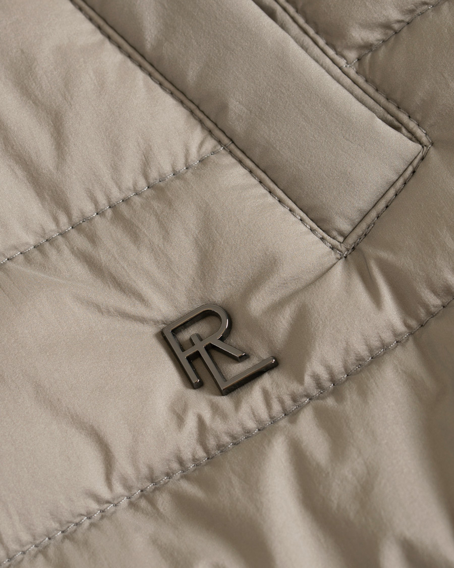 Herre | Jakker | Ralph Lauren Purple Label | Reversible Hybrid Vest Light Grey Melange
